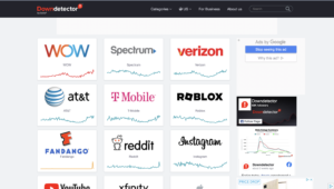 downdetector interface